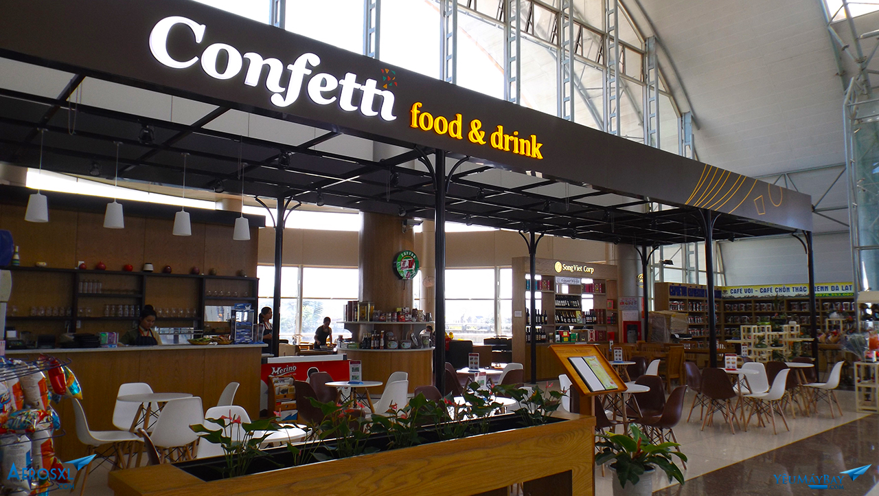 Nhà hàng Confetti ở sân bay Liên Khương (DLI)