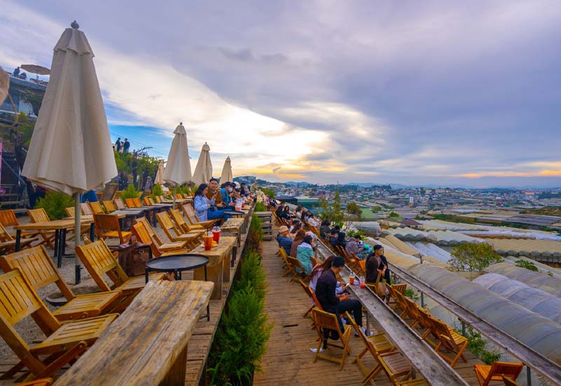 Cà Phê Xóm Lèo - Quán cafe view đẹp nhất tại Phường 11, Thành phố Đà Lạt