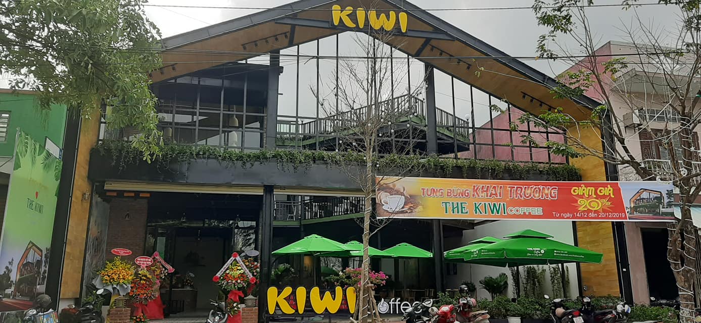 Thiết kế thi công cảnh quan, hồ cá koi quán cafe KIWI – Đà Nẵng