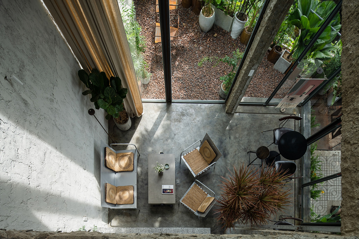 Nomad Café - Quán cafe với giải pháp có thể tái sử dụng vật liệu | A+H Architects