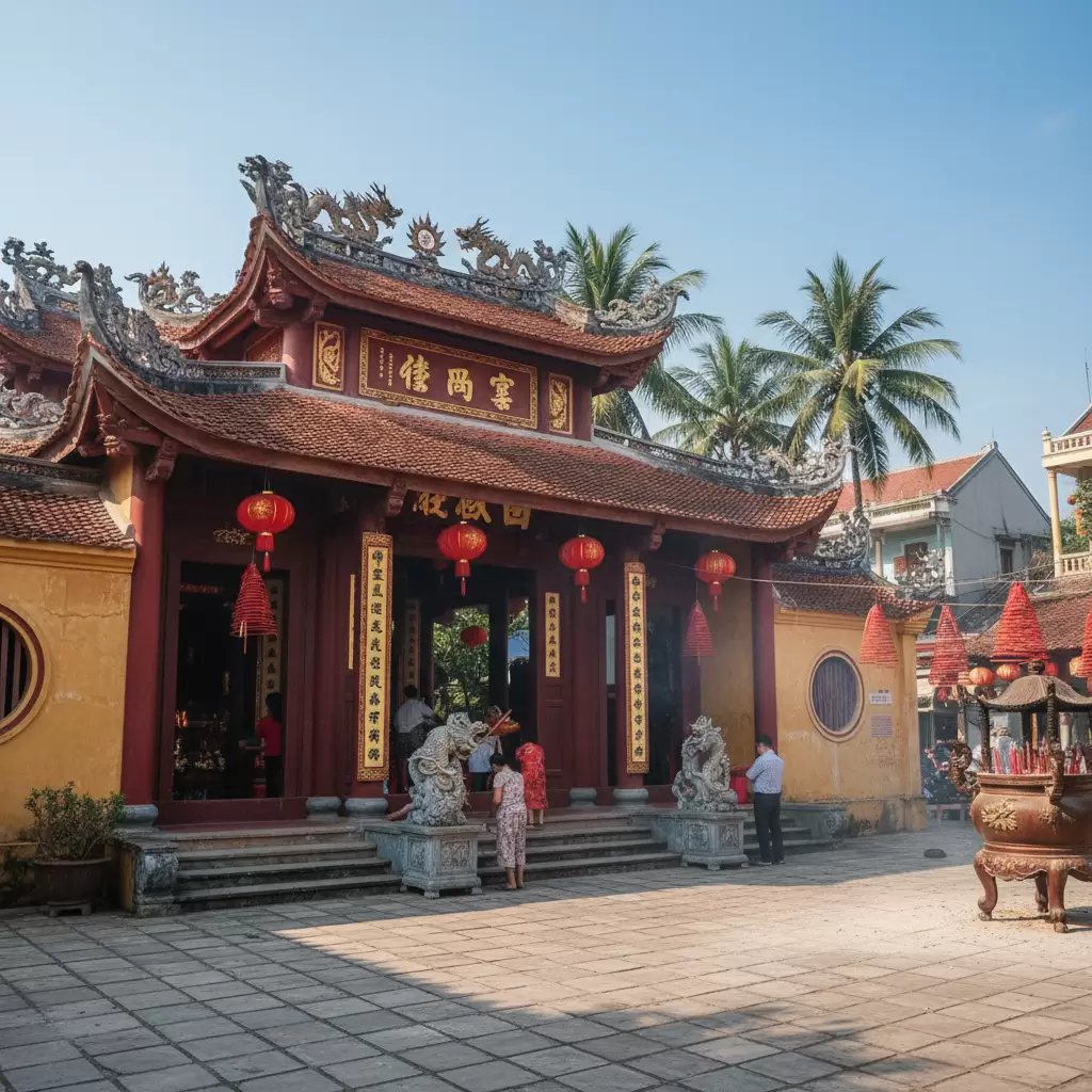 Chùa Ông Thất Phủ Miếu với kiến trúc độc đáo phản ánh sự giao thoa văn hóa Hoa tại Vĩnh Long